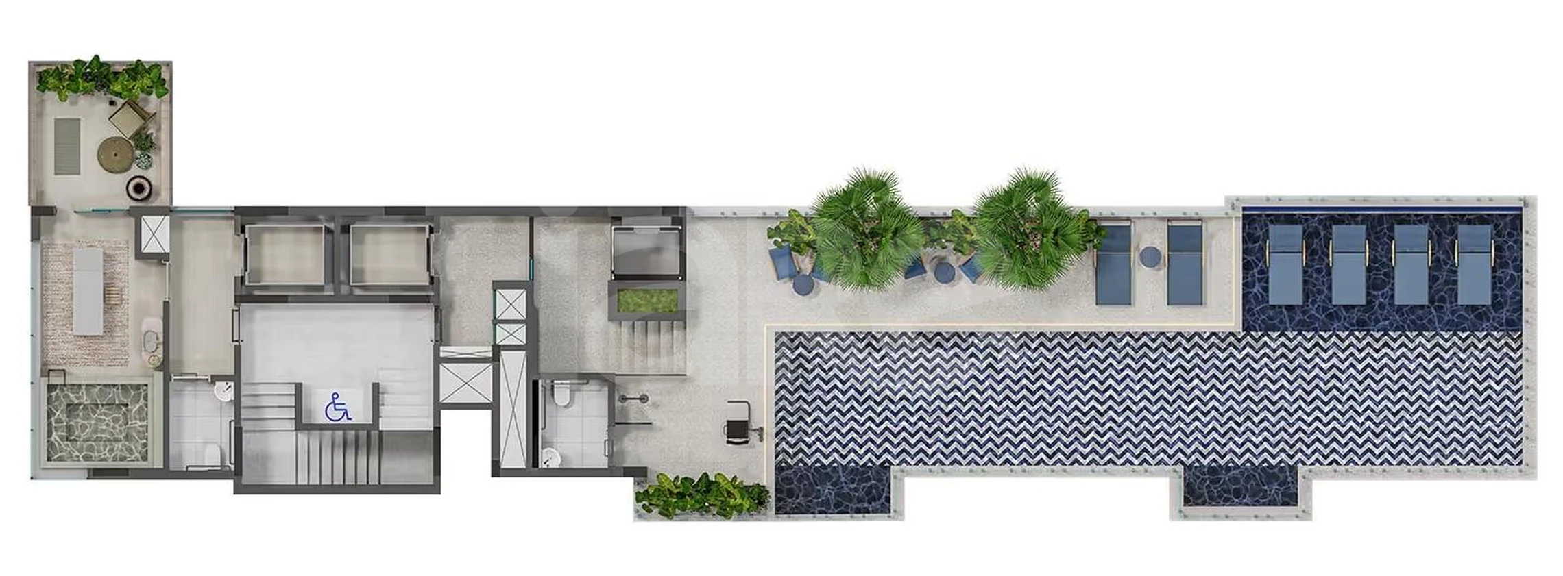 Planta — Pavimento rooftop