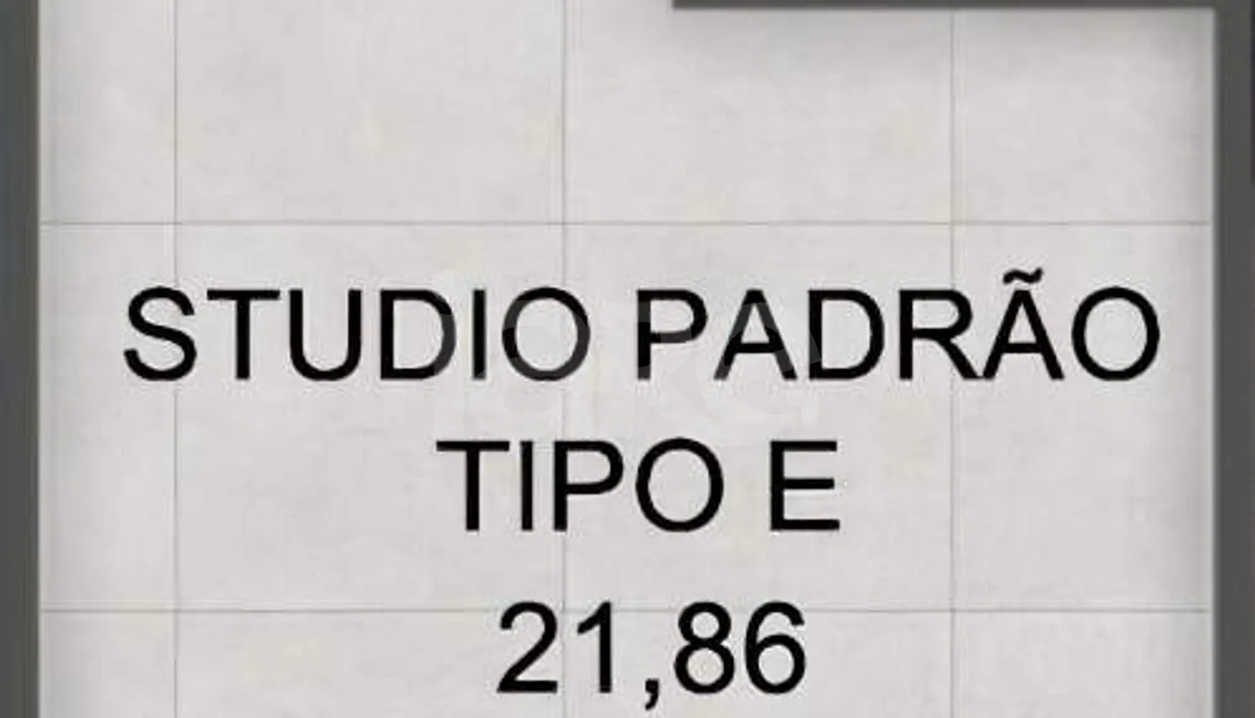 Planta — Studio 22,34 m²
