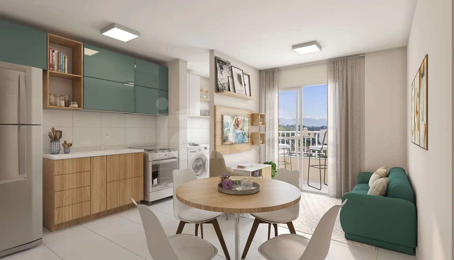 Império do Ouro - Apartamento com 42,3 m², em Centro — foto 2