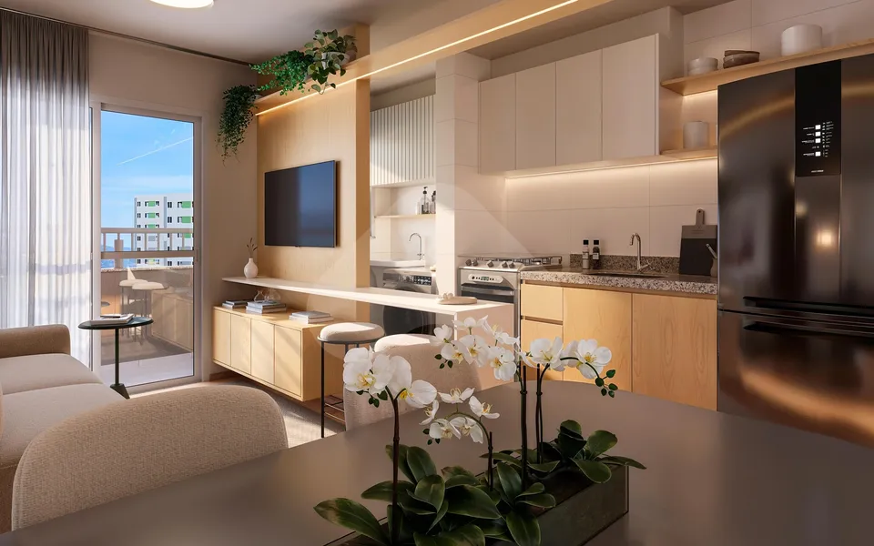 Poente das Bromélias - Apartamento com 42,64 m², em Pirituba — foto 2