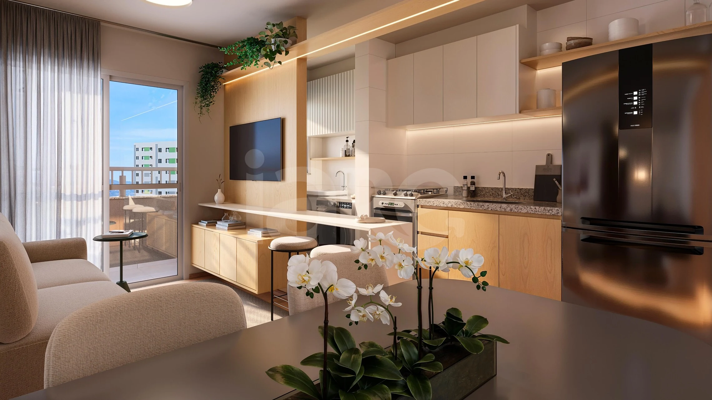Poente das Bromélias - Apartamento com 42,64 m², em Pirituba — foto 2