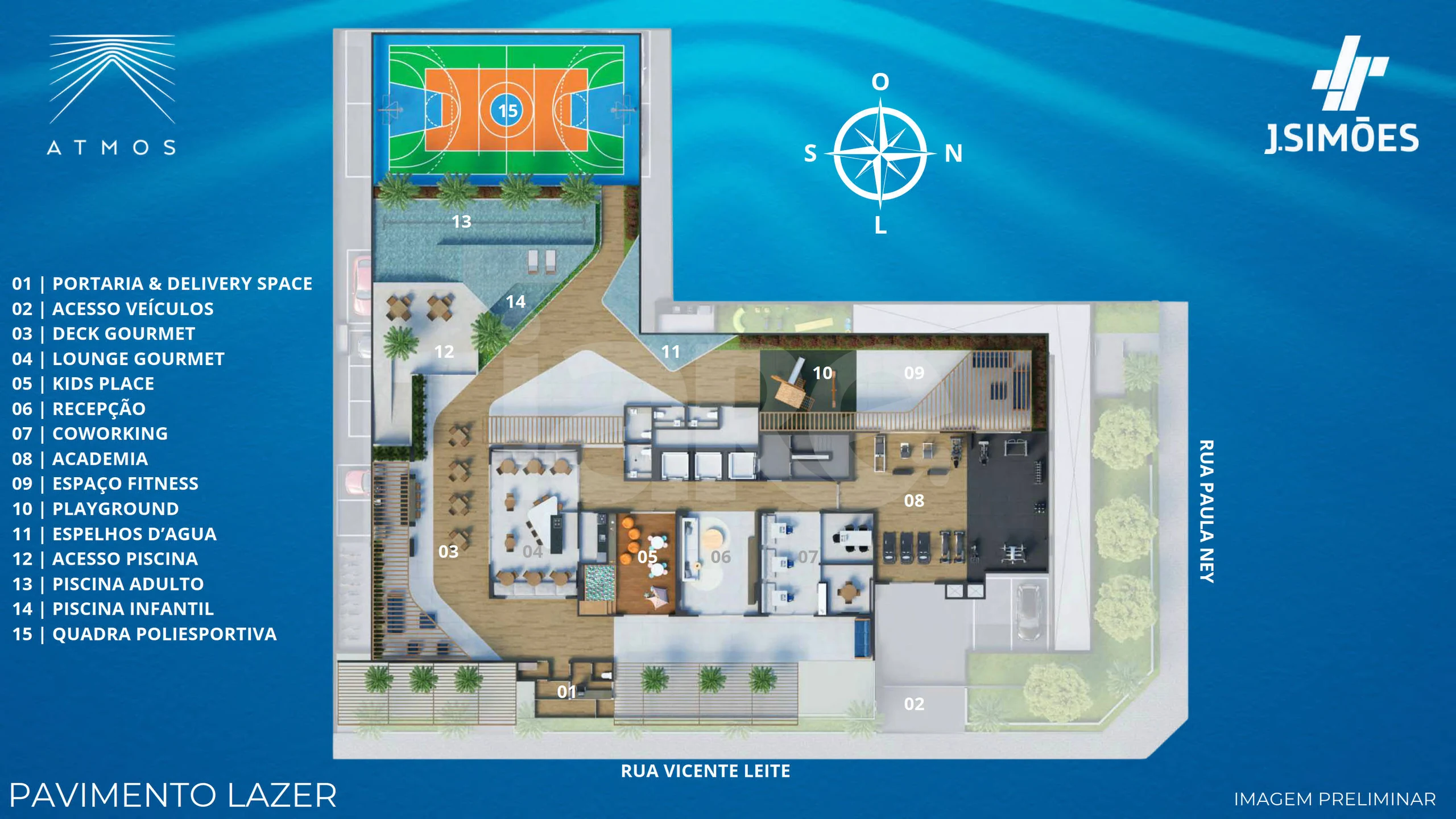Planta — Pavimento Lazer