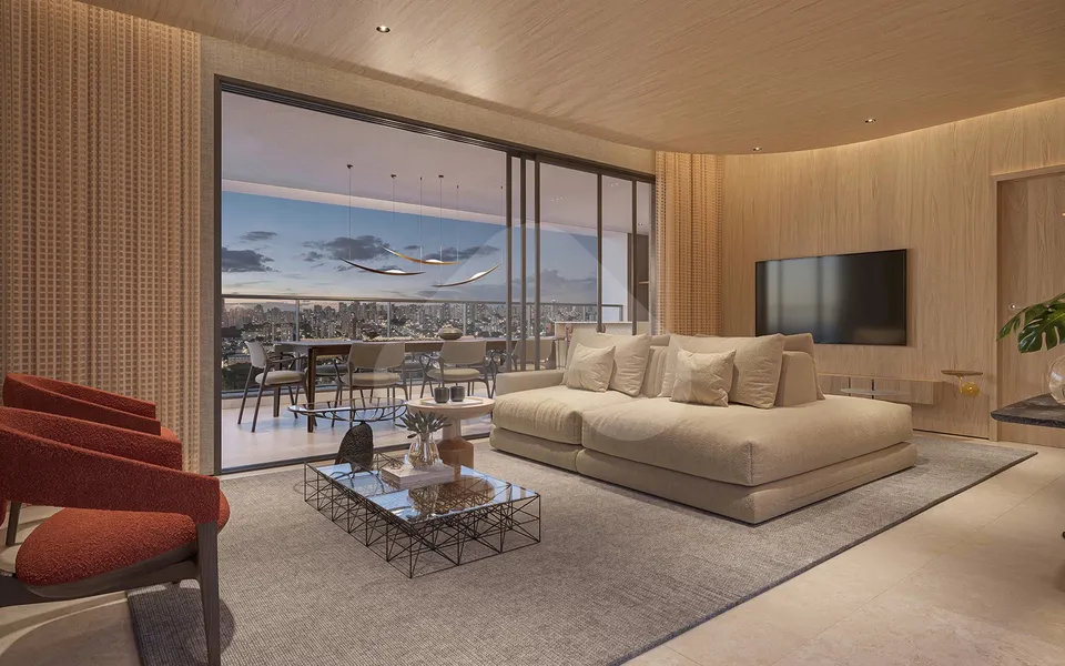 Helbor Lens Moema - Apartamento com 157 m², em Moema — foto 2