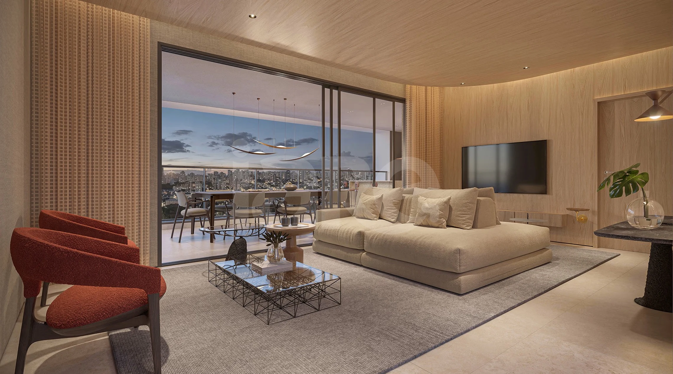 Helbor Lens Moema - Apartamento com 157 m², em Moema — foto 2