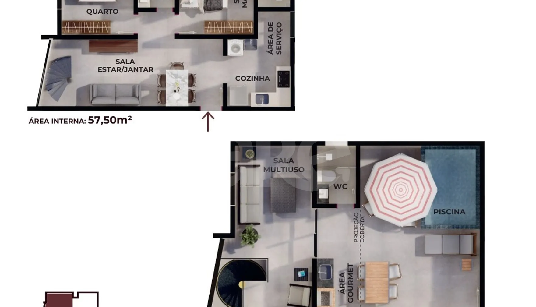 Planta — Garden 100,18 m²