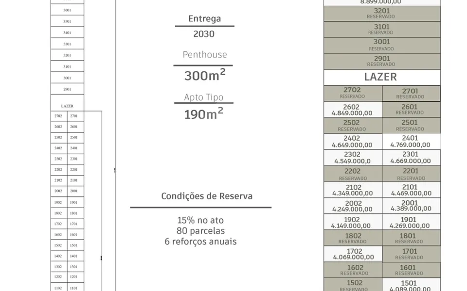 Monticello Residenziale - Apartamento com 190 m², em Centro — foto 2