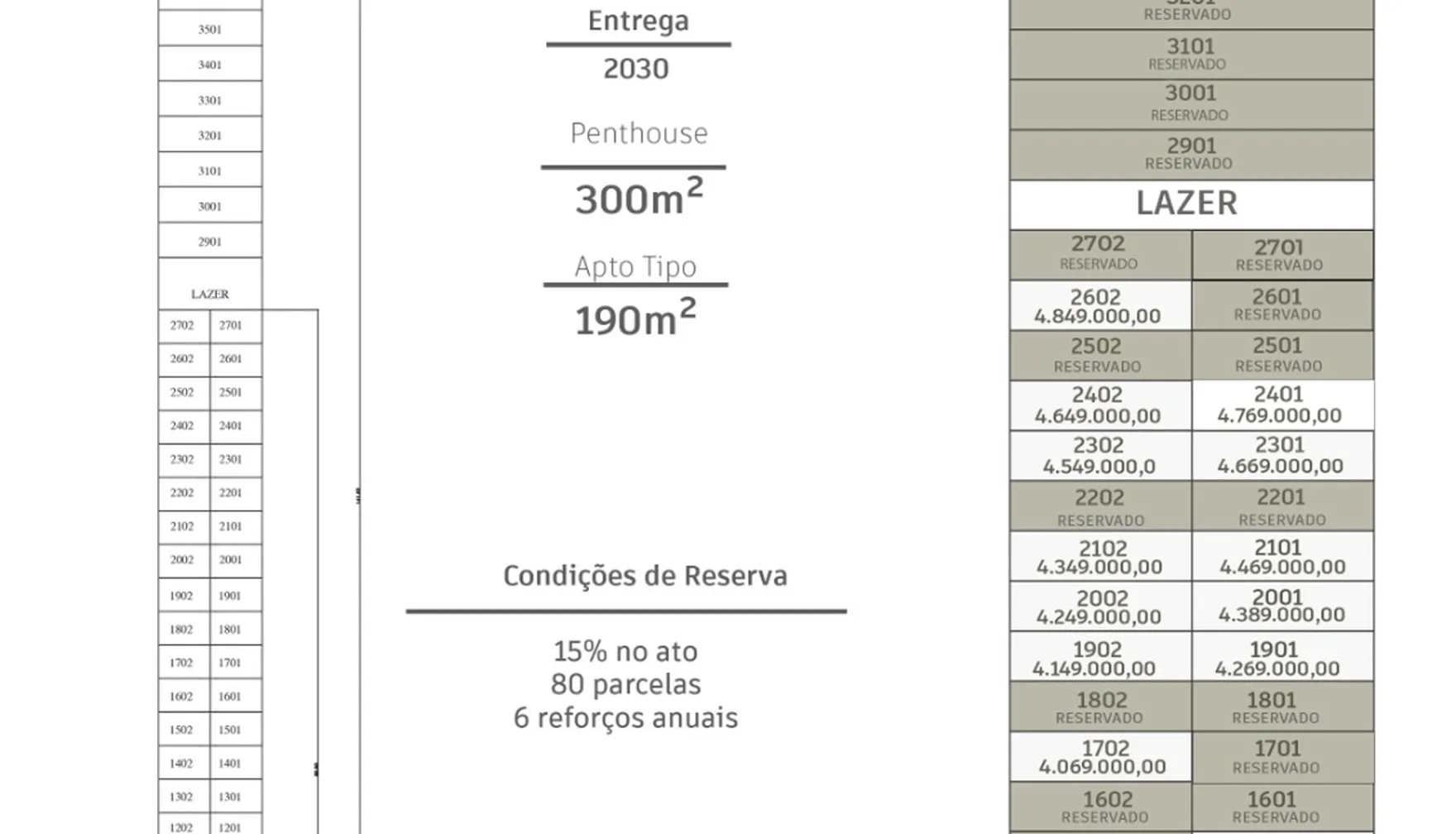 Monticello Residenziale - Apartamento com 300 m², em Centro — foto 2