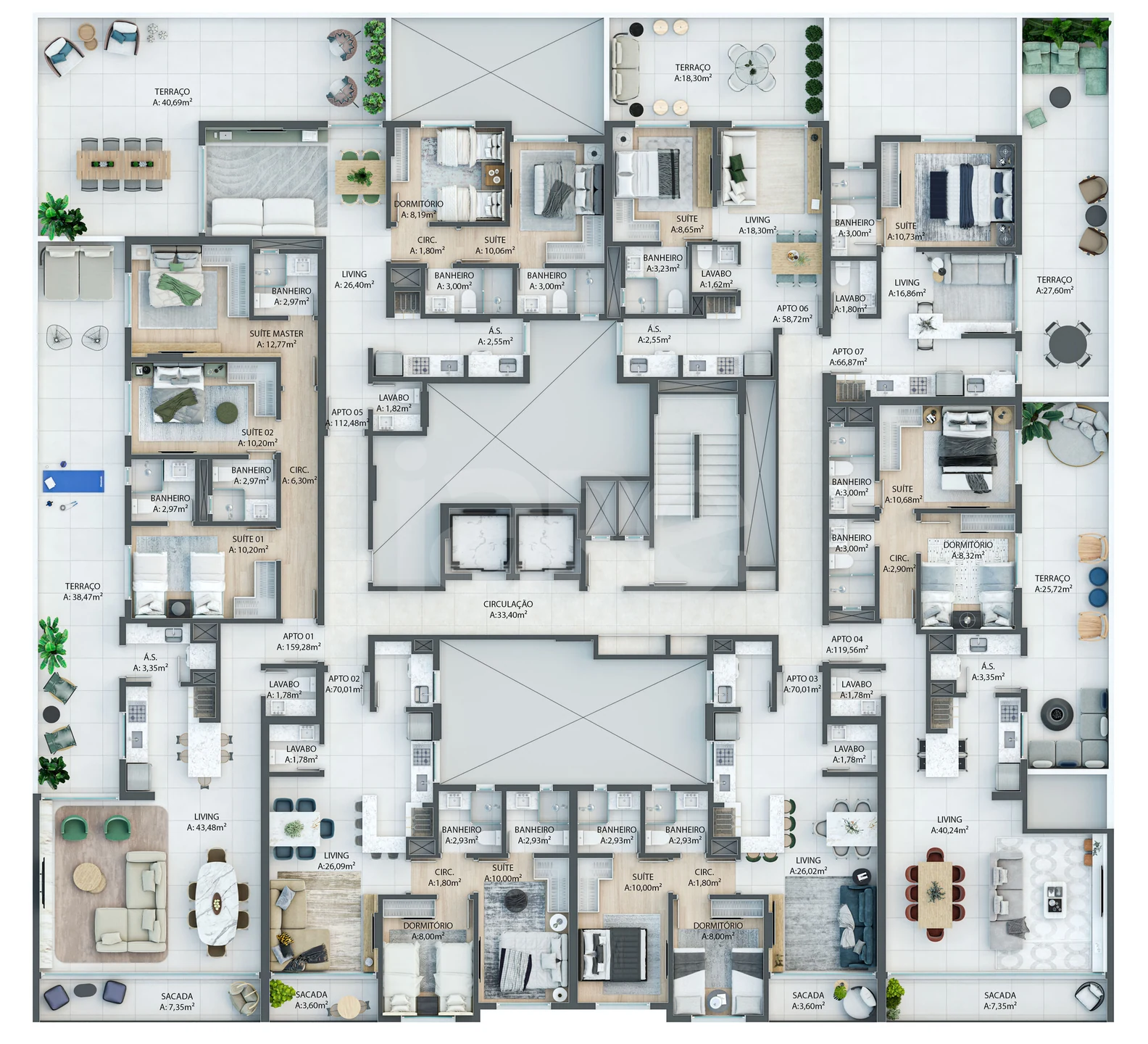 Planta — Pavimento 4