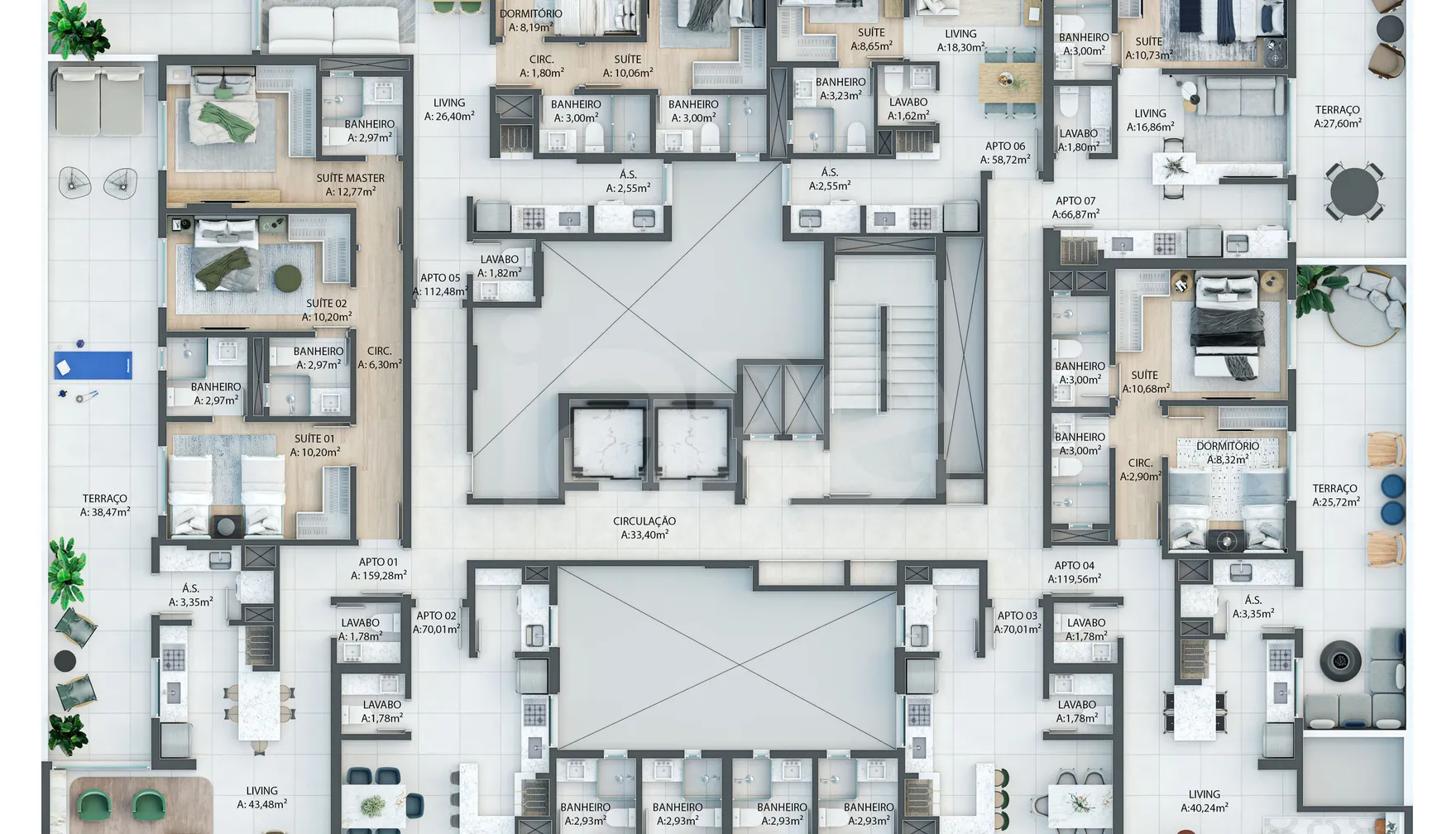 Planta — Pavimento 4