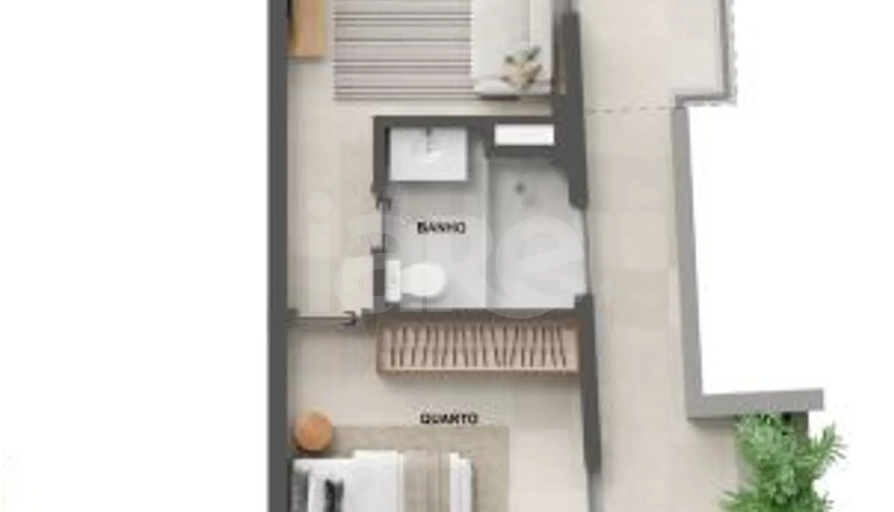 Planta — Garden 73,7 m²