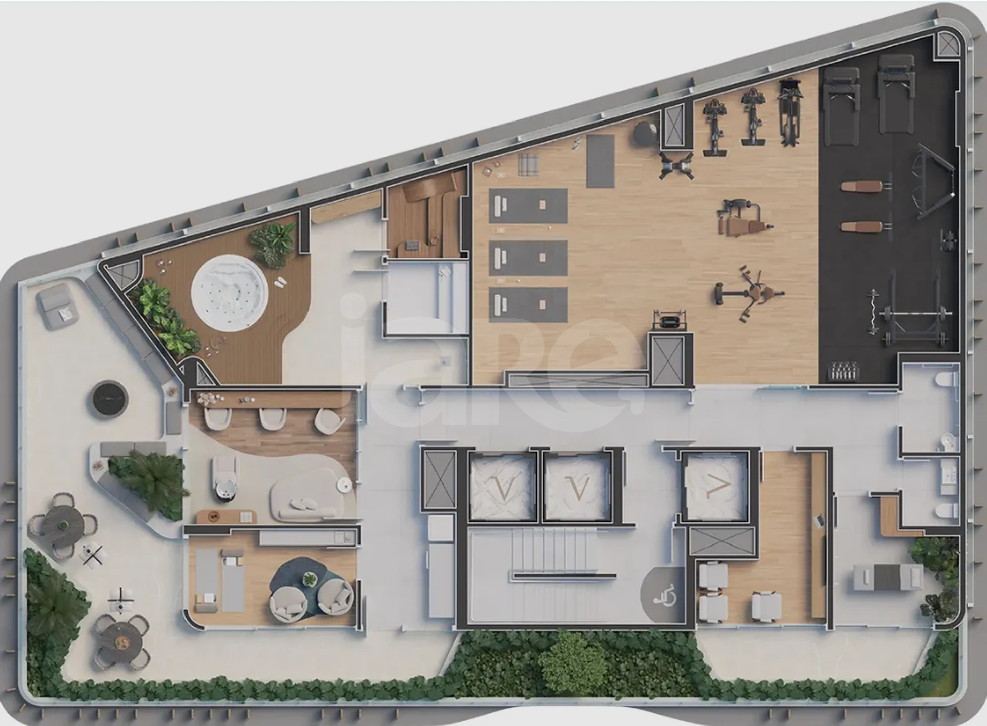 Planta — Pavimento rooftop