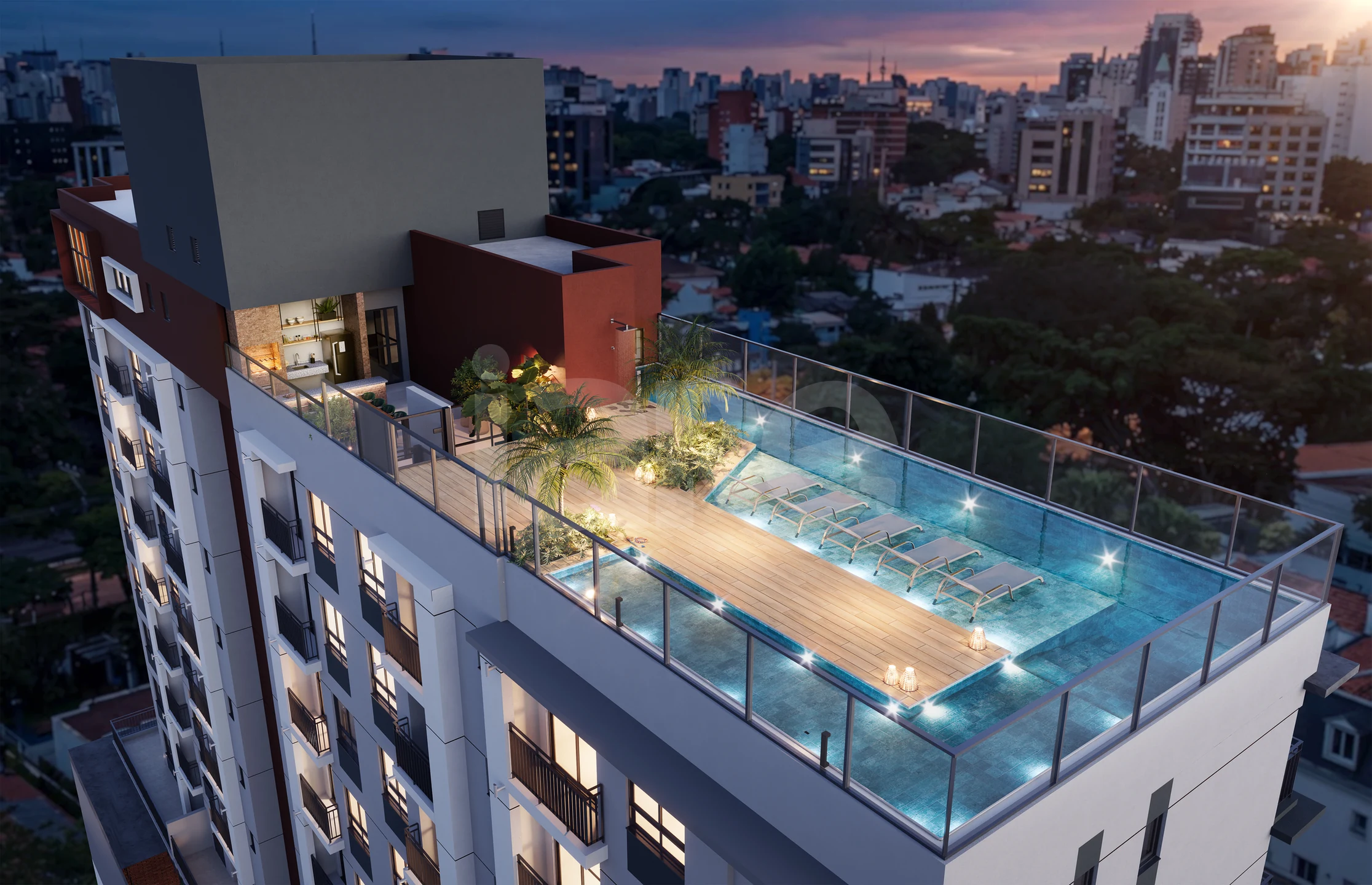 Rooftop Perdizes - Studio com 22 m², em Perdizes — foto 16