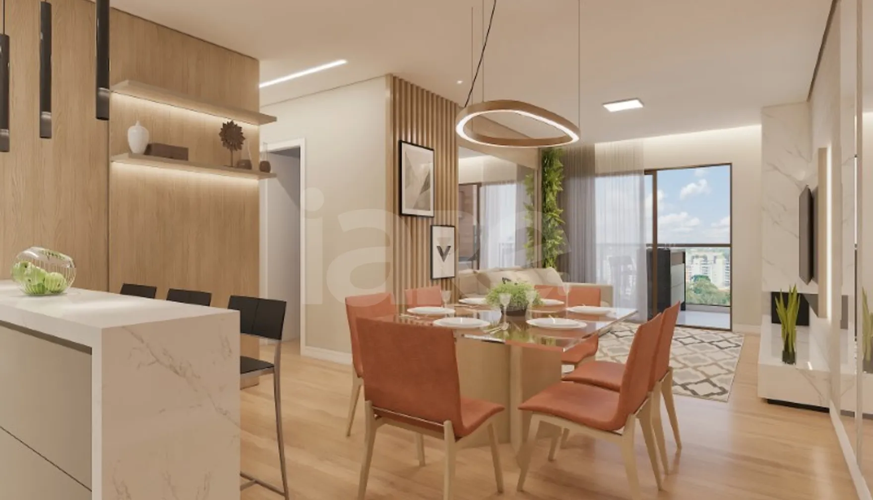 Condomínio Mood - Apartamento com 86,8 m², em Bacacheri — foto 2