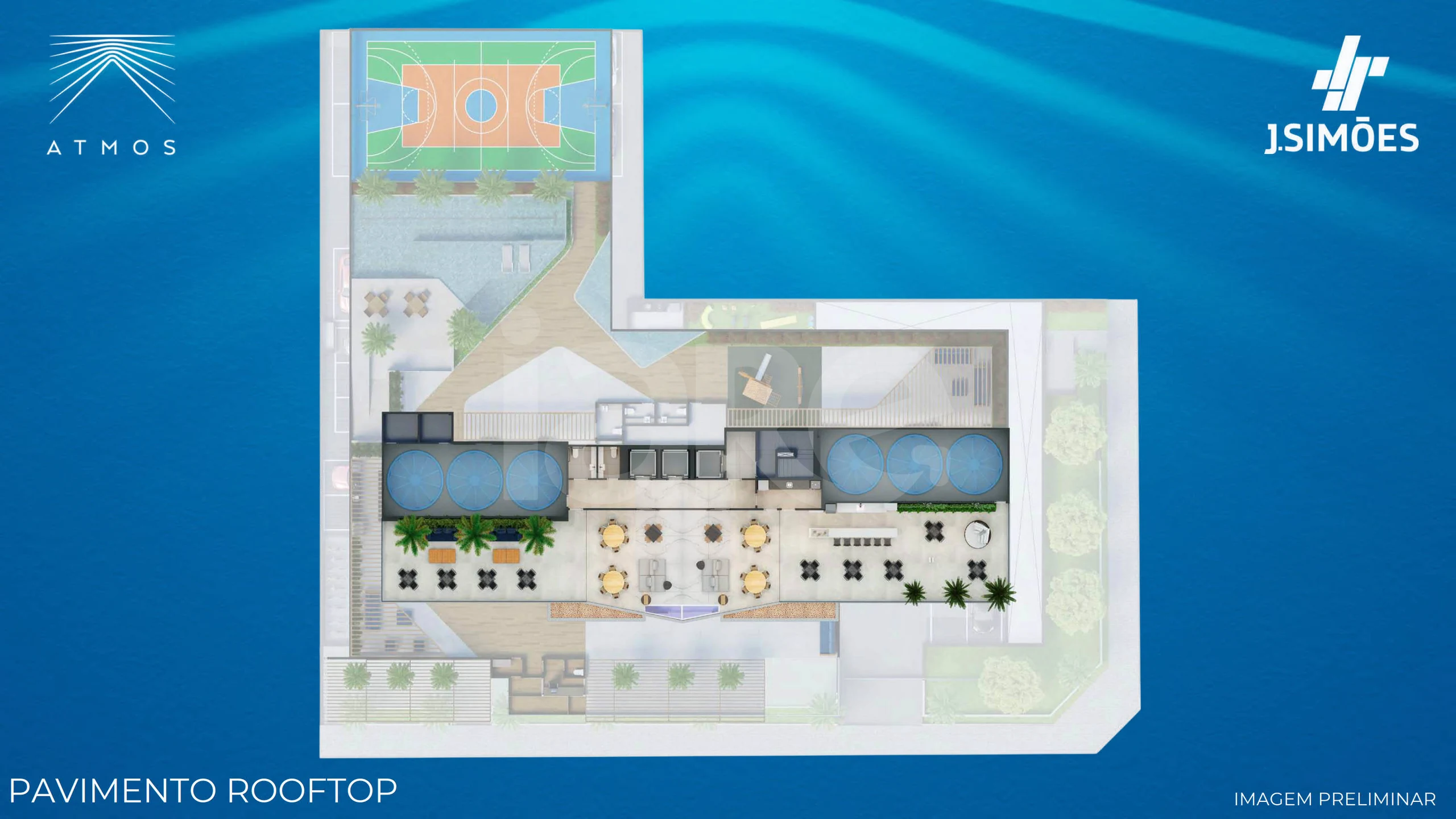Planta — Implantação Rooftop