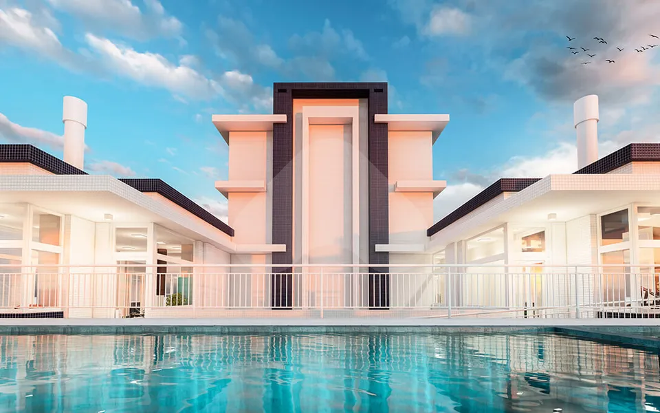 Domenico Home & Club - Apartamento com 33,84 m², em Centro — foto 23