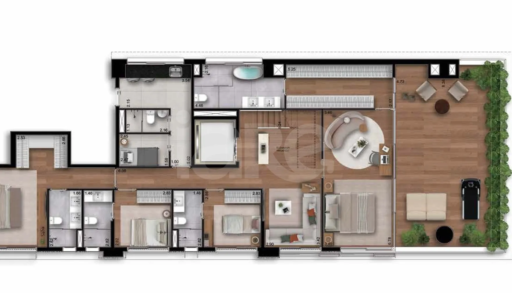 Planta — Garden 331,24 m²