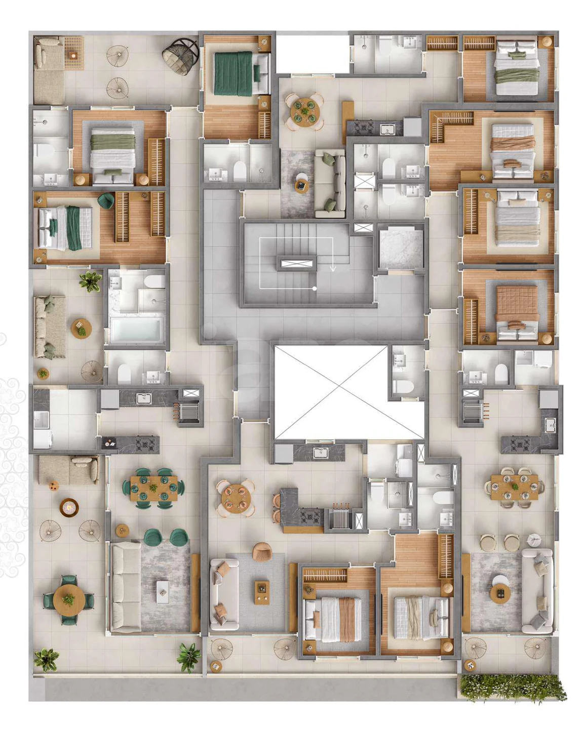 Planta — Pavimento 04