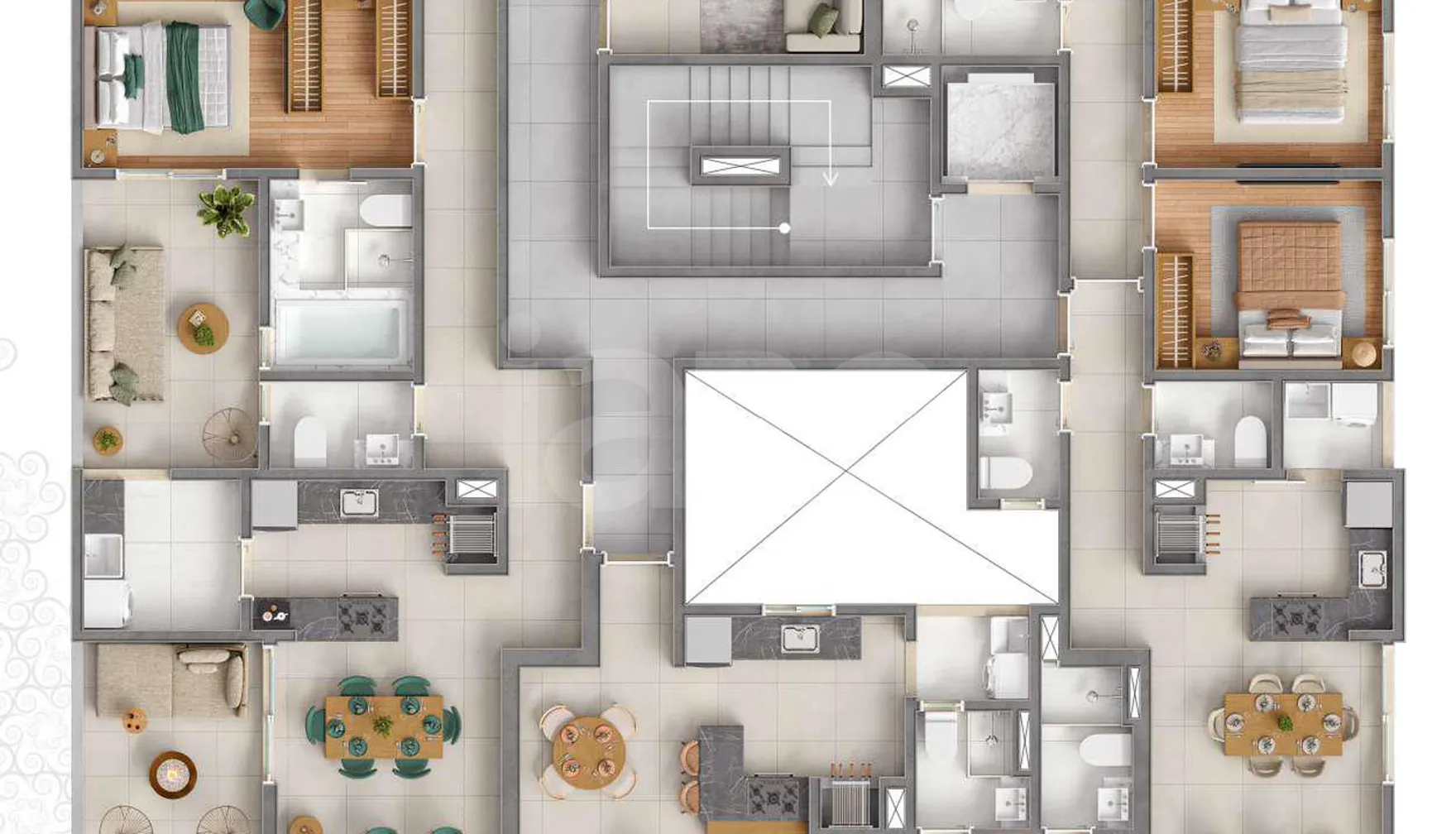 Planta — Pavimento 04