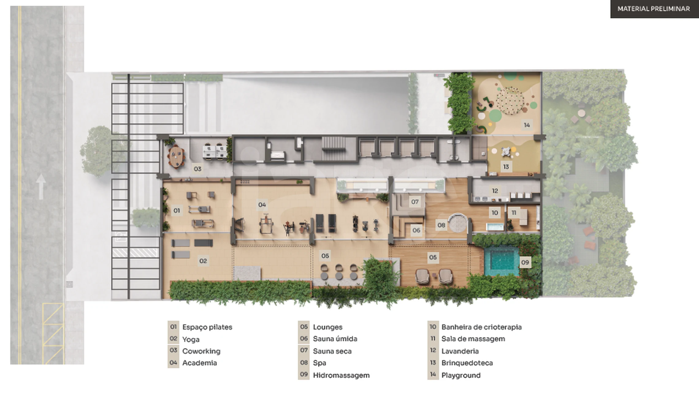Planta — Pavimento 1