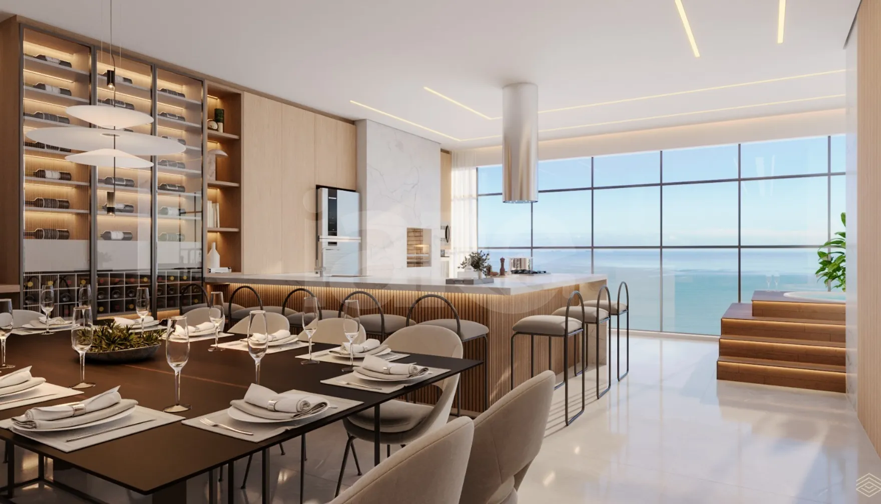 Burj Exclusive Residence - Apartamento com 129,24 m², em Perequê — foto 6