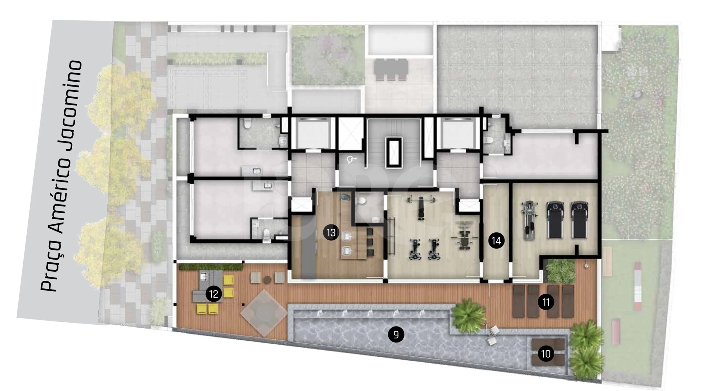 Planta — Pavimento lazer 2