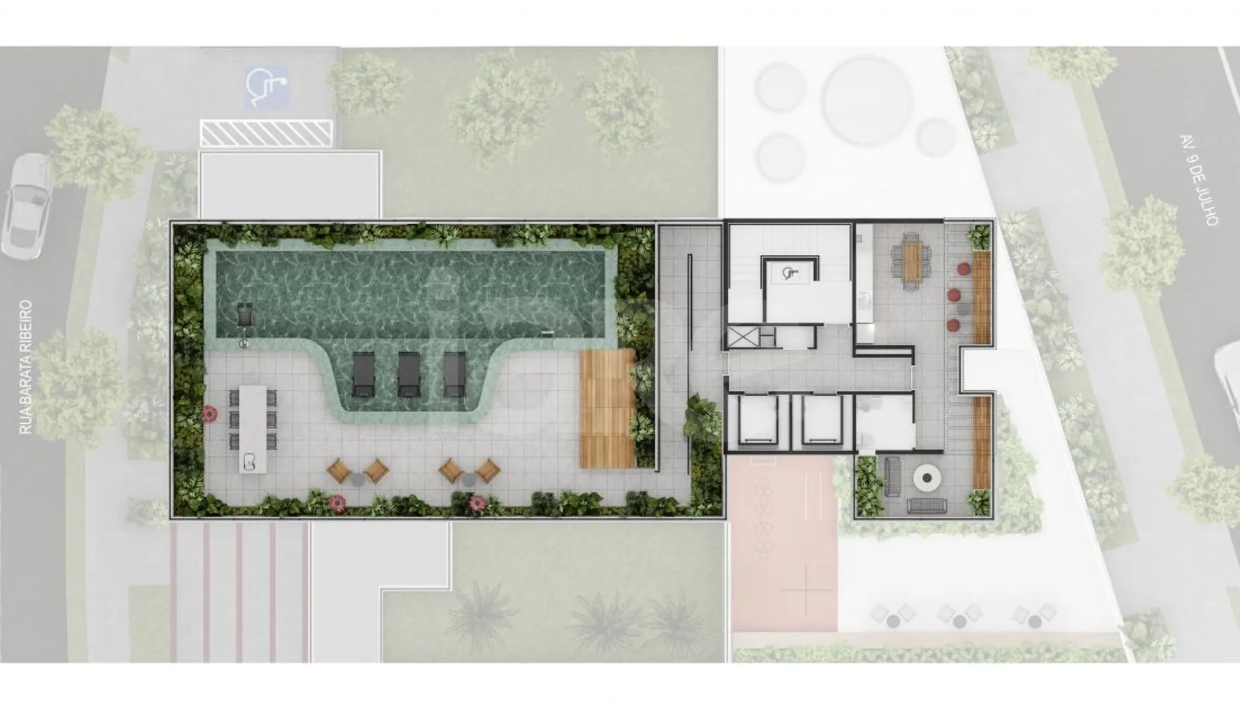Planta — Pavimento rooftop