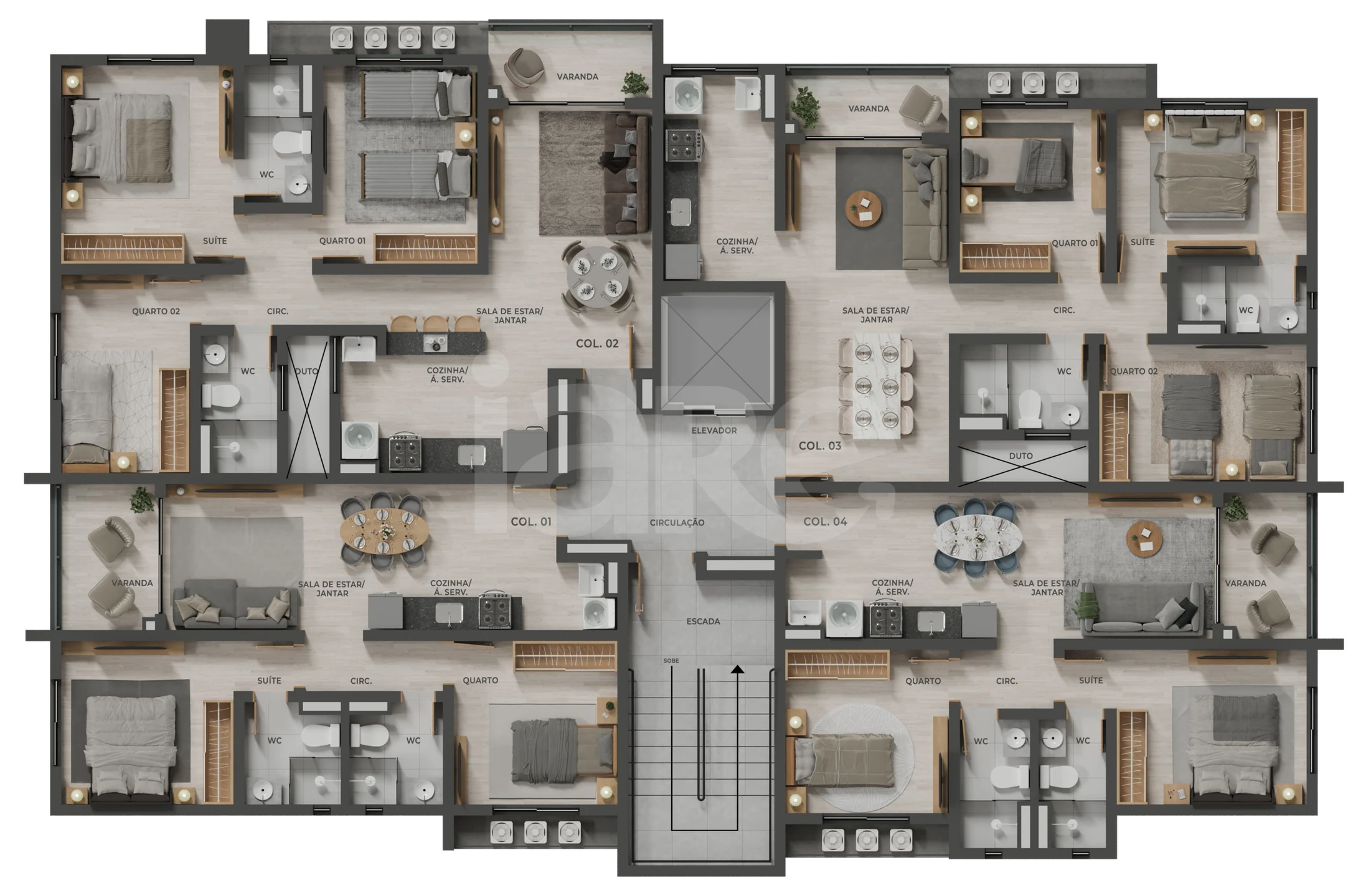 Planta — Pavimento 1