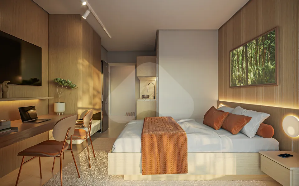 Auge Resort Tatuapé Home Spaces - Apartamento com 52 m², em Vila Azevedo — foto 2