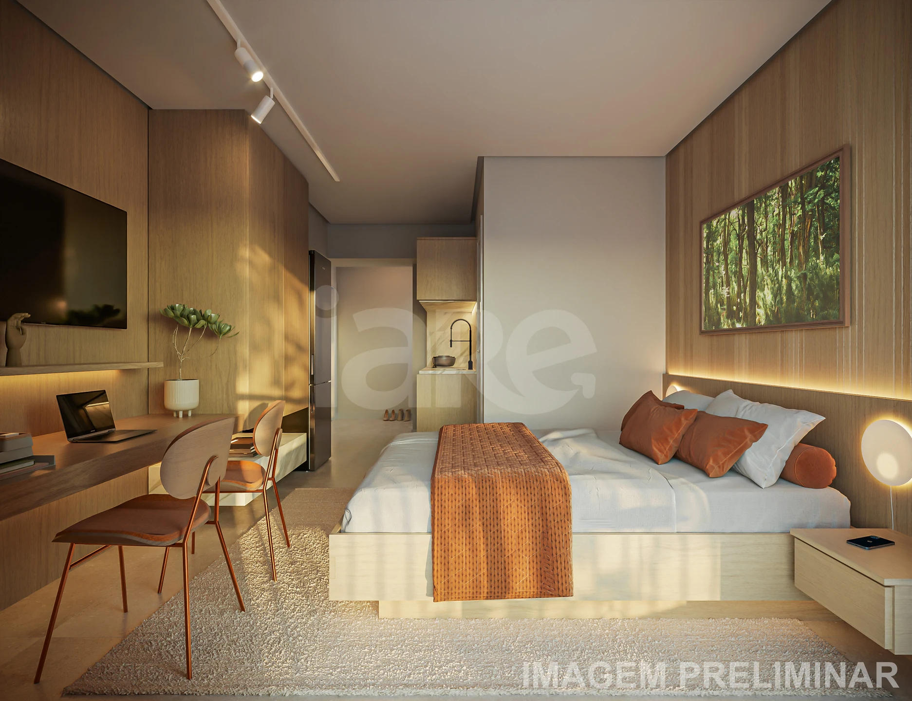 Auge Resort Tatuapé Home Spaces - Apartamento com 52 m², em Vila Azevedo — foto 2