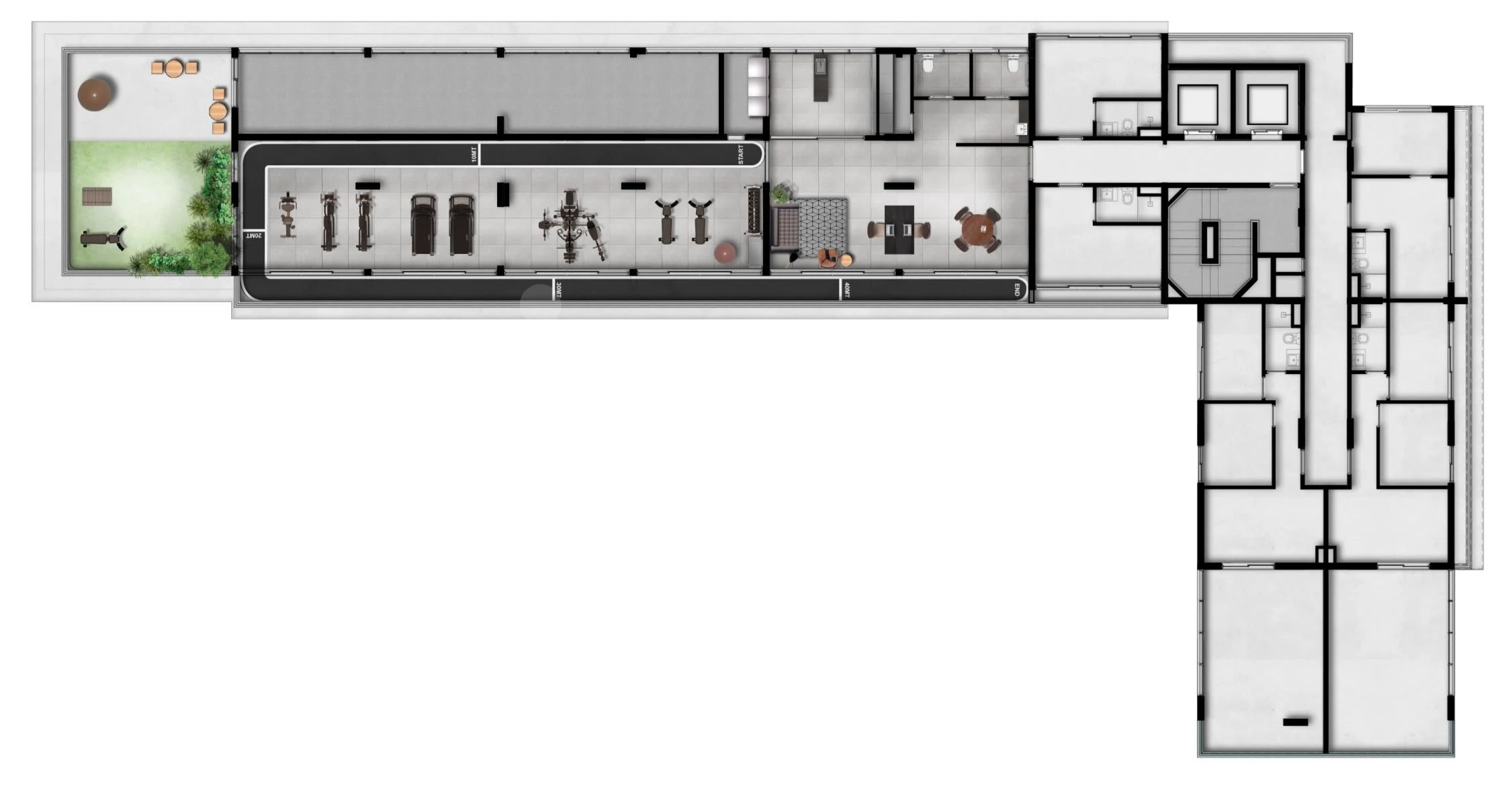 Planta — Pavimento lazer 1