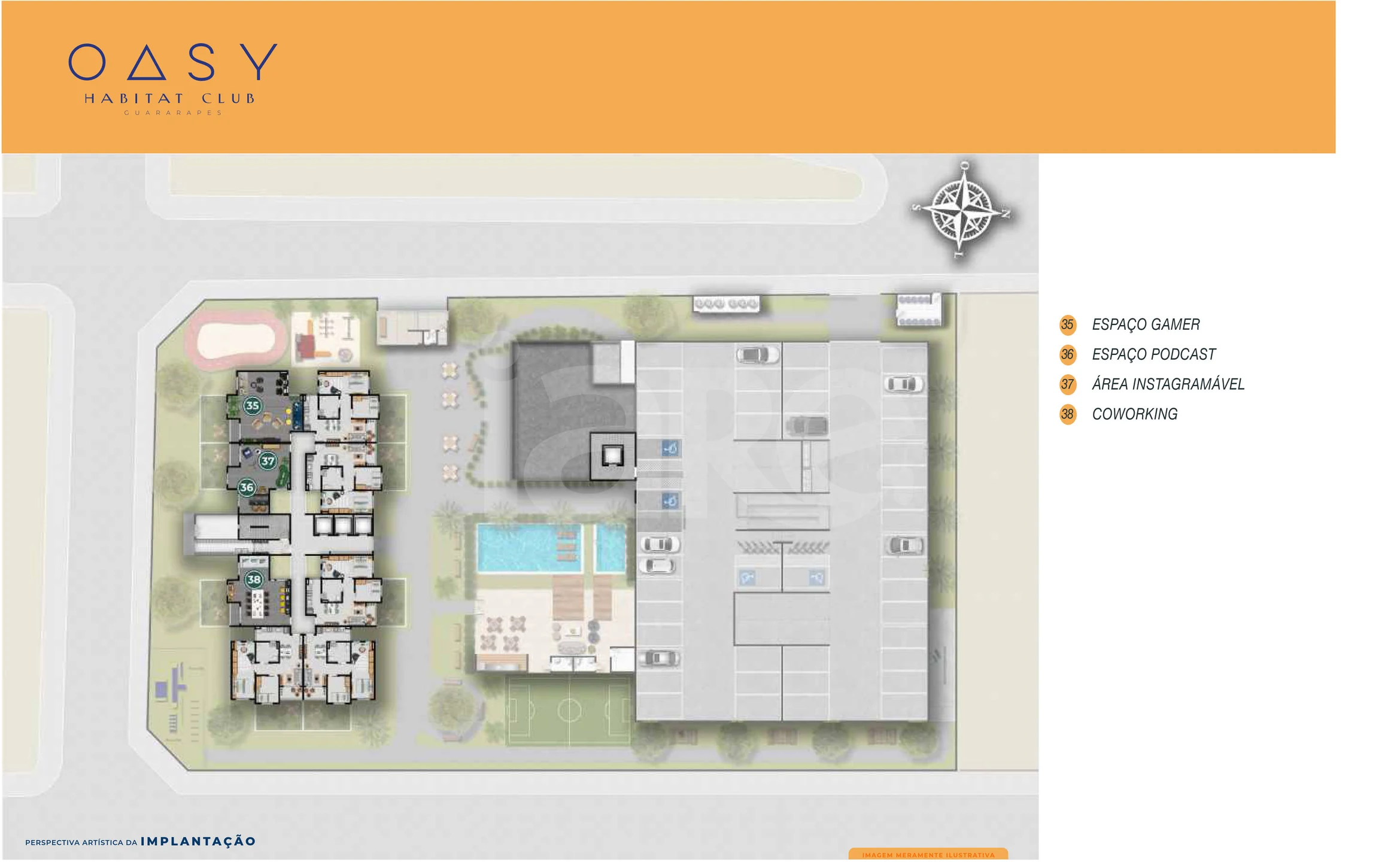 Planta — Implantação Oasy 3
