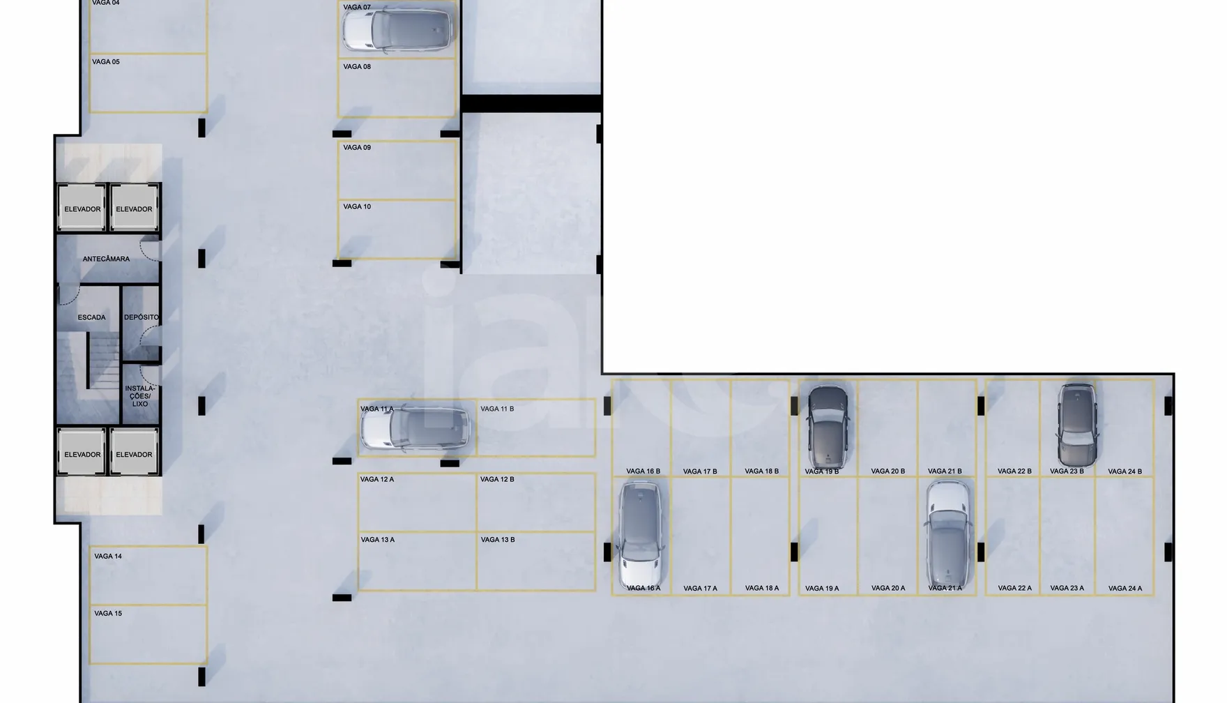 Planta — Pavimento 1