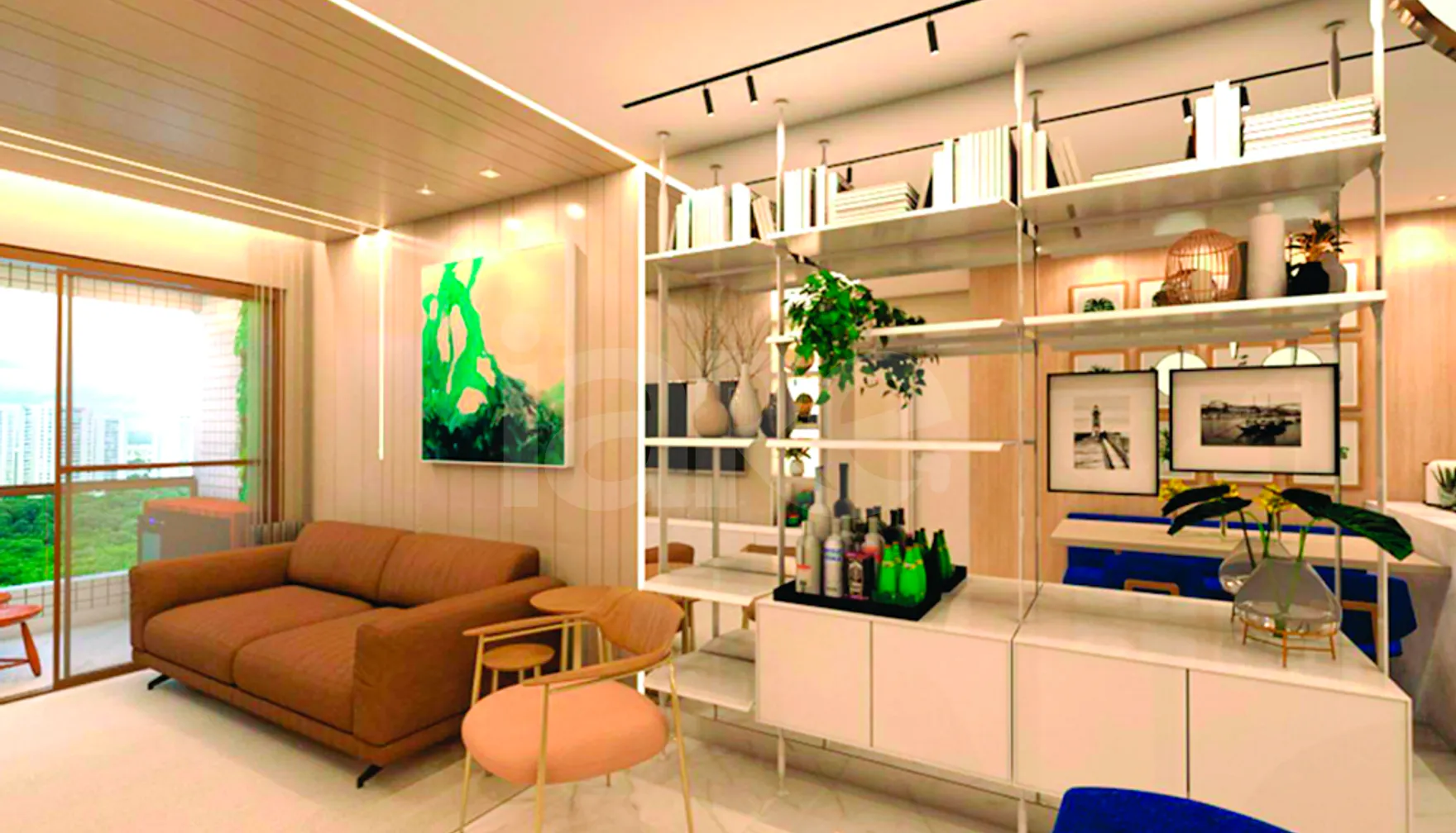 Parc Jardin - Apartamento com 57,37 m², em Boa Viagem — foto 3