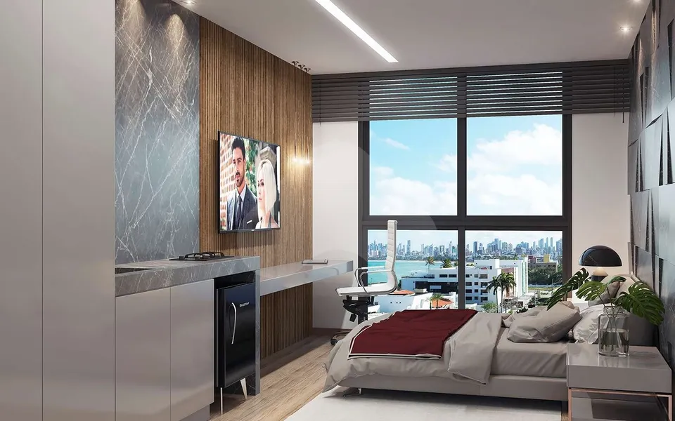 Sieg Flat - Studio com 32,05 m², em Jardim Oceania — foto 7