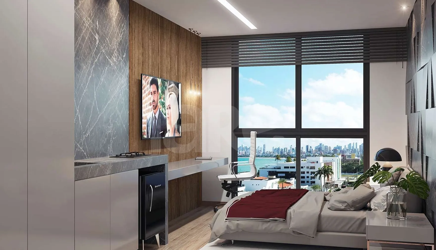 Sieg Flat - Garden com 91,6 m², em Jardim Oceania — foto 2