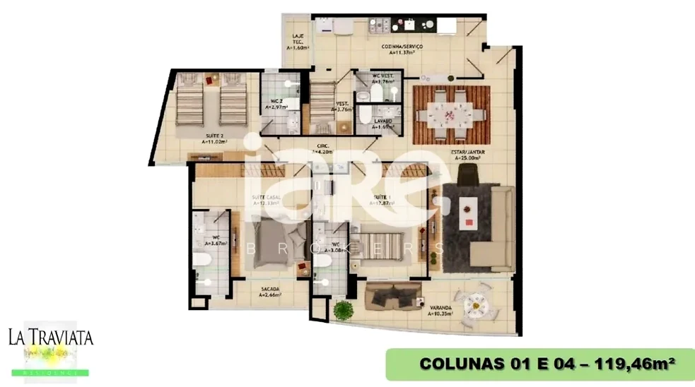 Planta — La Traviata Residence