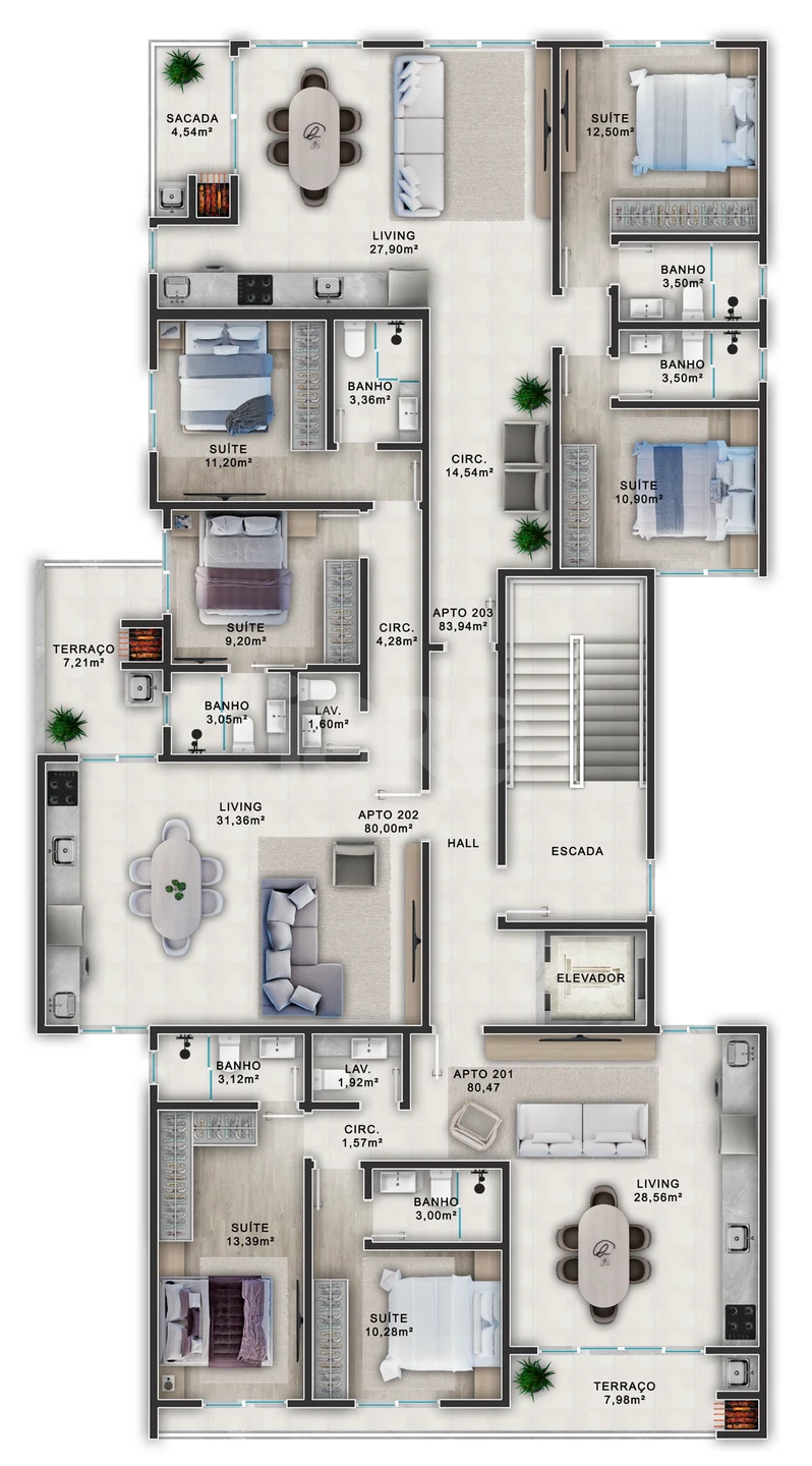 Planta — Pavimento 1