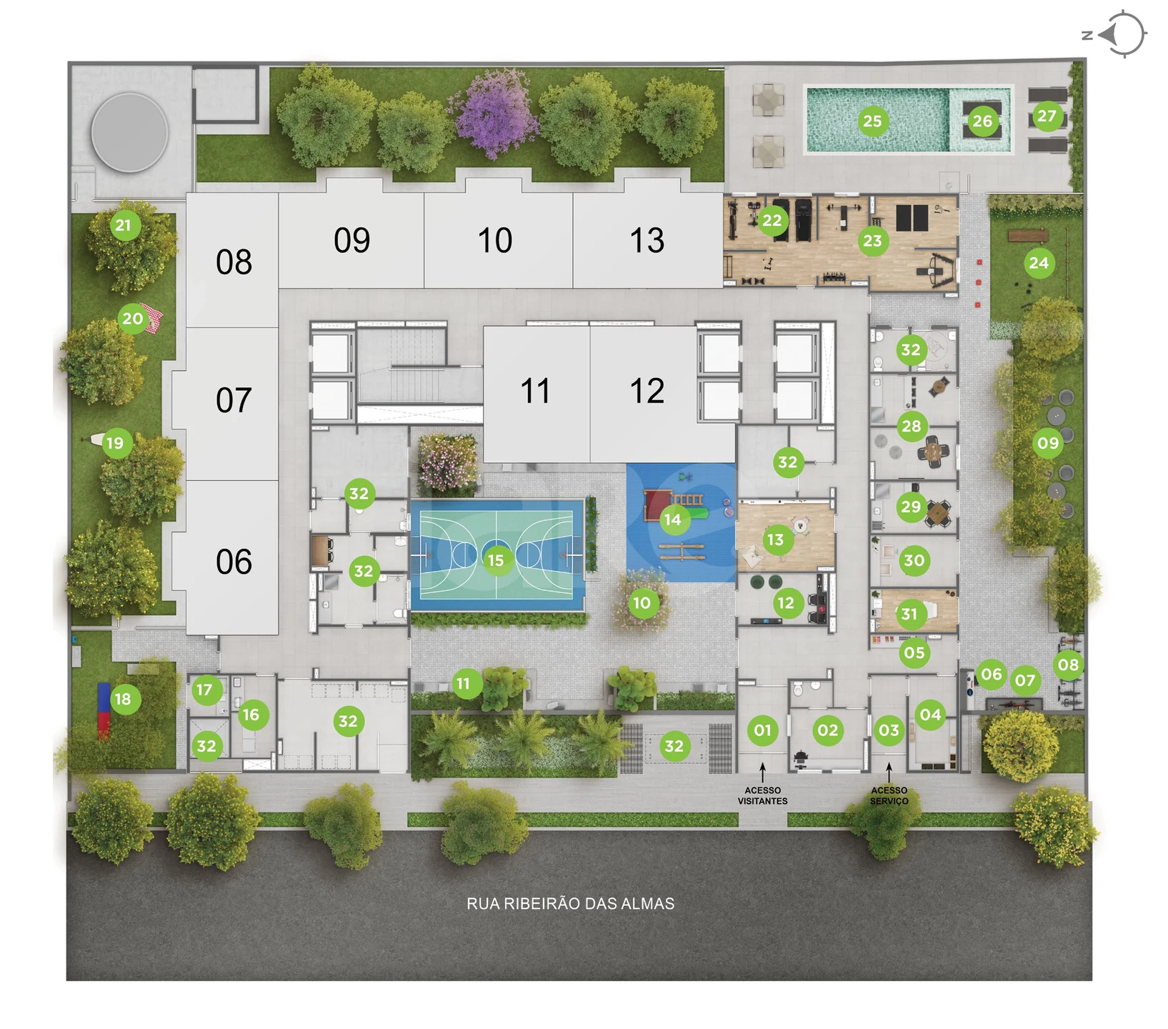 Planta — Pavimento térreo