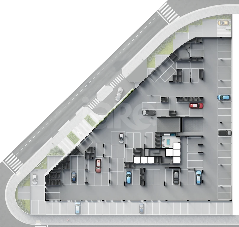 Planta — Pavimento garagem 1