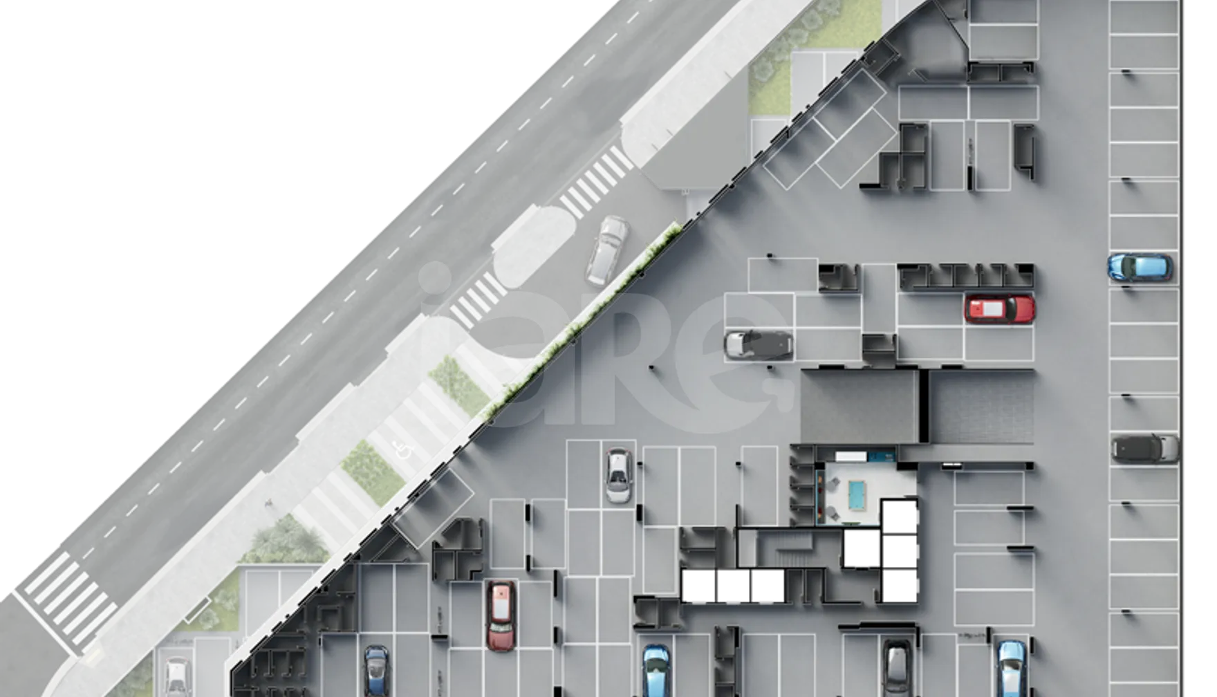 Planta — Pavimento garagem 1