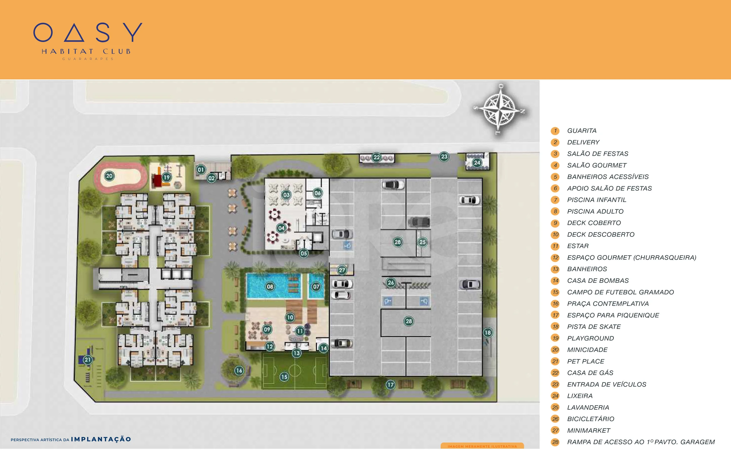 Planta — Implantação Oasy 1