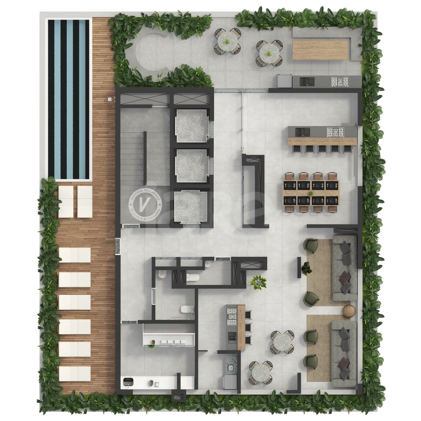 Planta — Pavimento 13