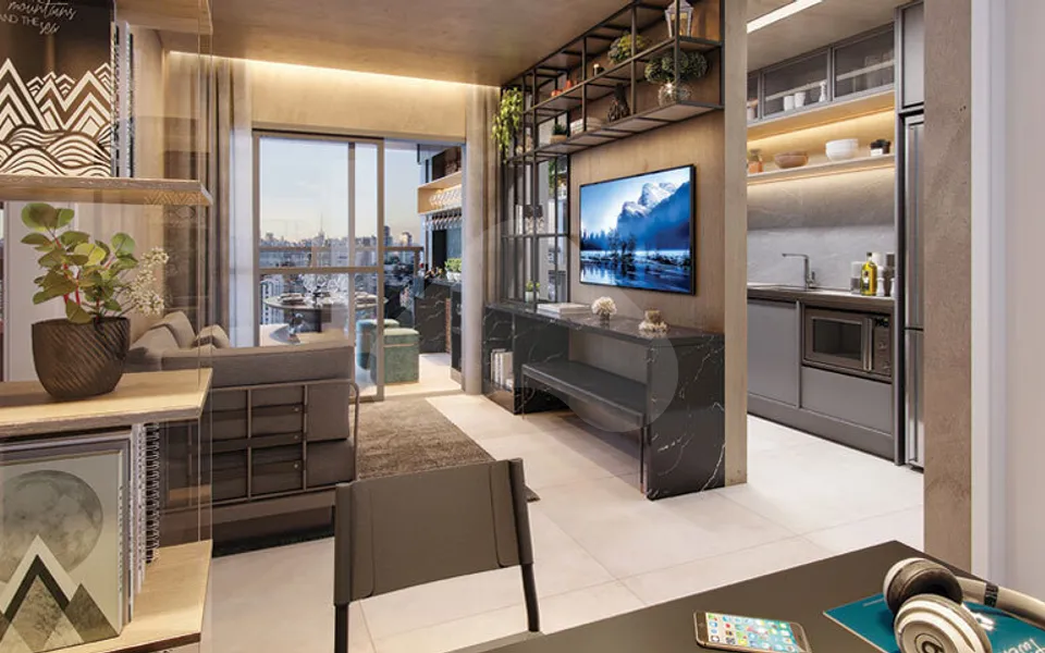 Exalt Ibirapuera by EZ - Studio com 29,98 m², em Ibirapuera — foto 2
