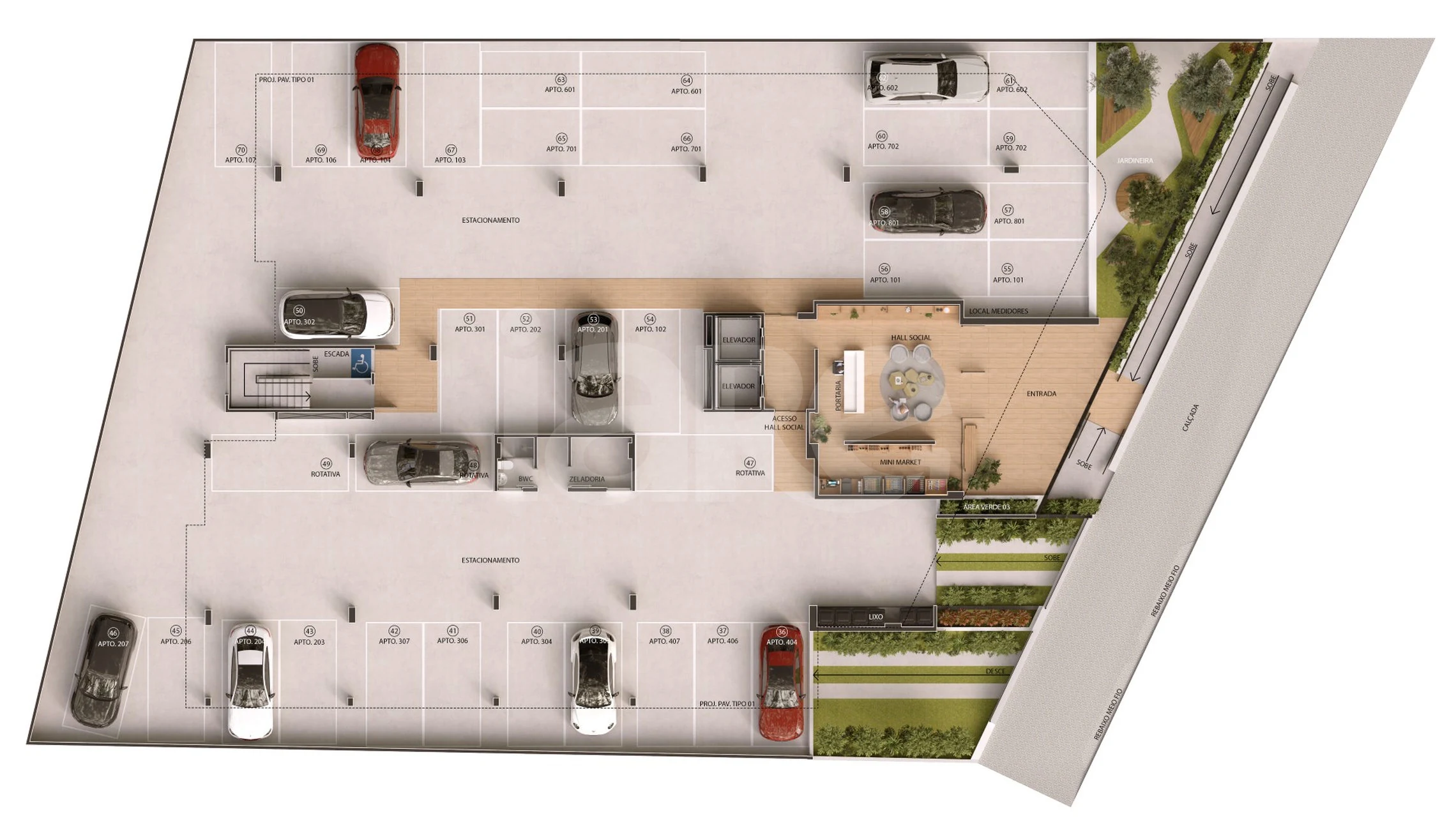 Planta — Pavimento térreo