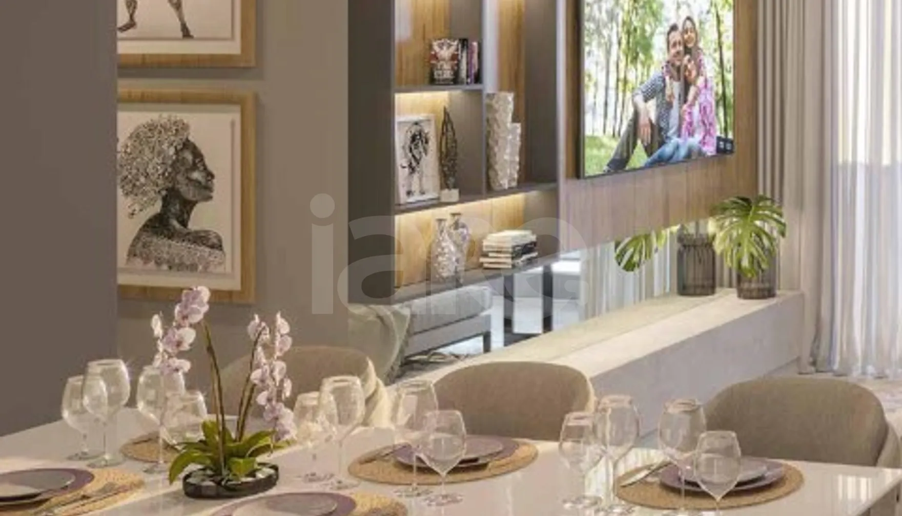 Alameda MBigucci - Apartamento com 56,79 m², em Campestre — foto 2