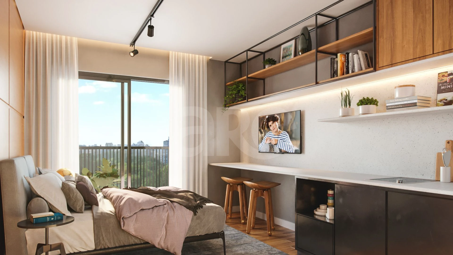 AD 330 - Apartamento com 45,88 m², em Santo Amaro — foto 3