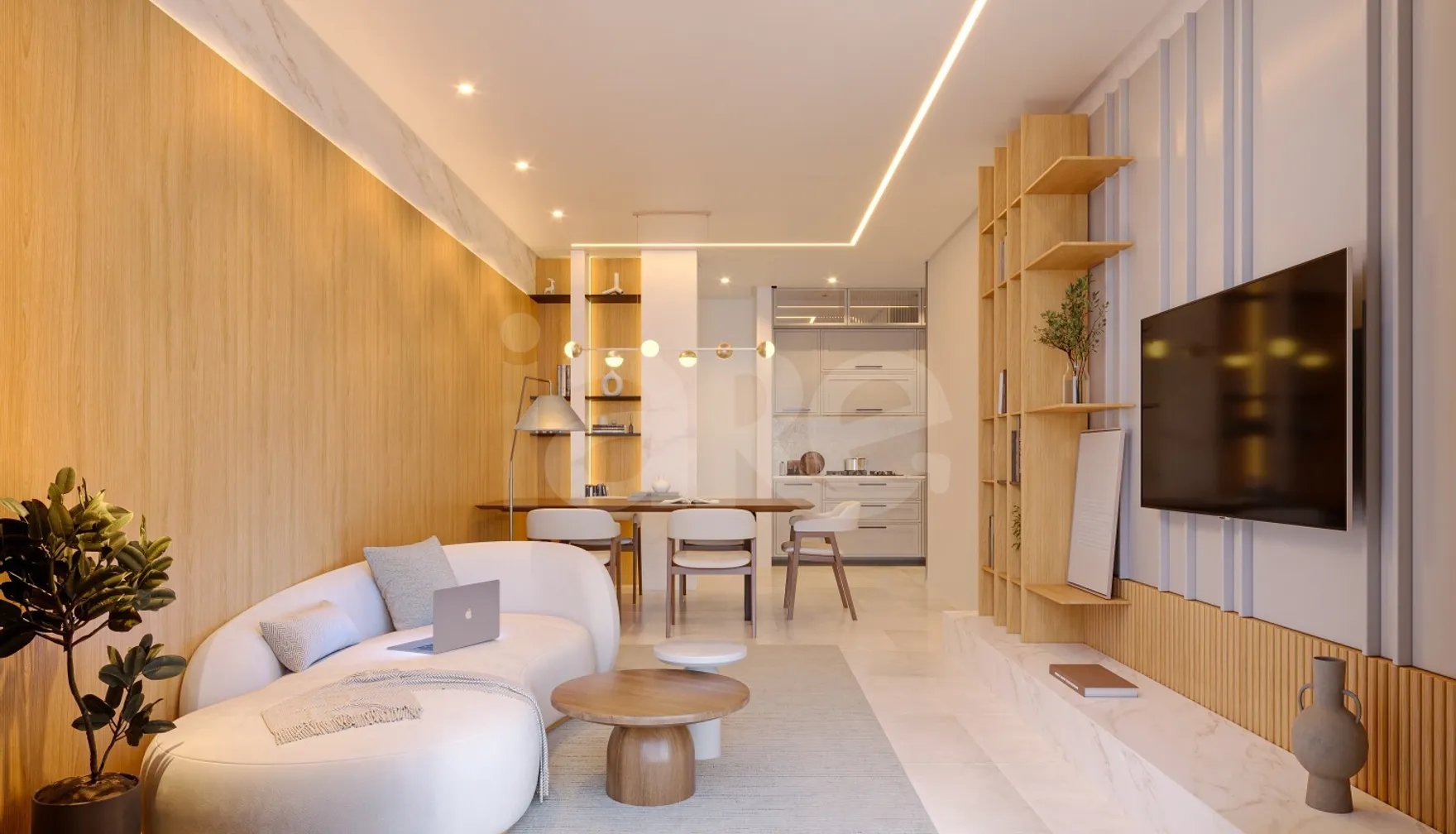 Enseada Isidro Gomes - Apartamento com 59,43 m², em Bessa — foto 2