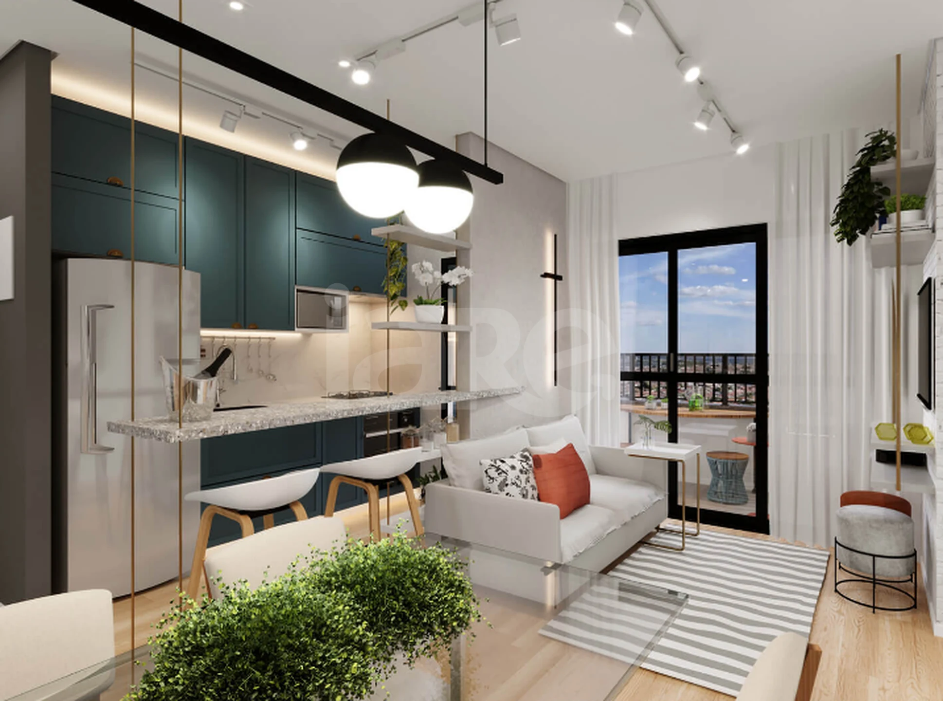 Bliss Oásis - Garden com 57,33 m², em Jardim Mugnaini — foto 2