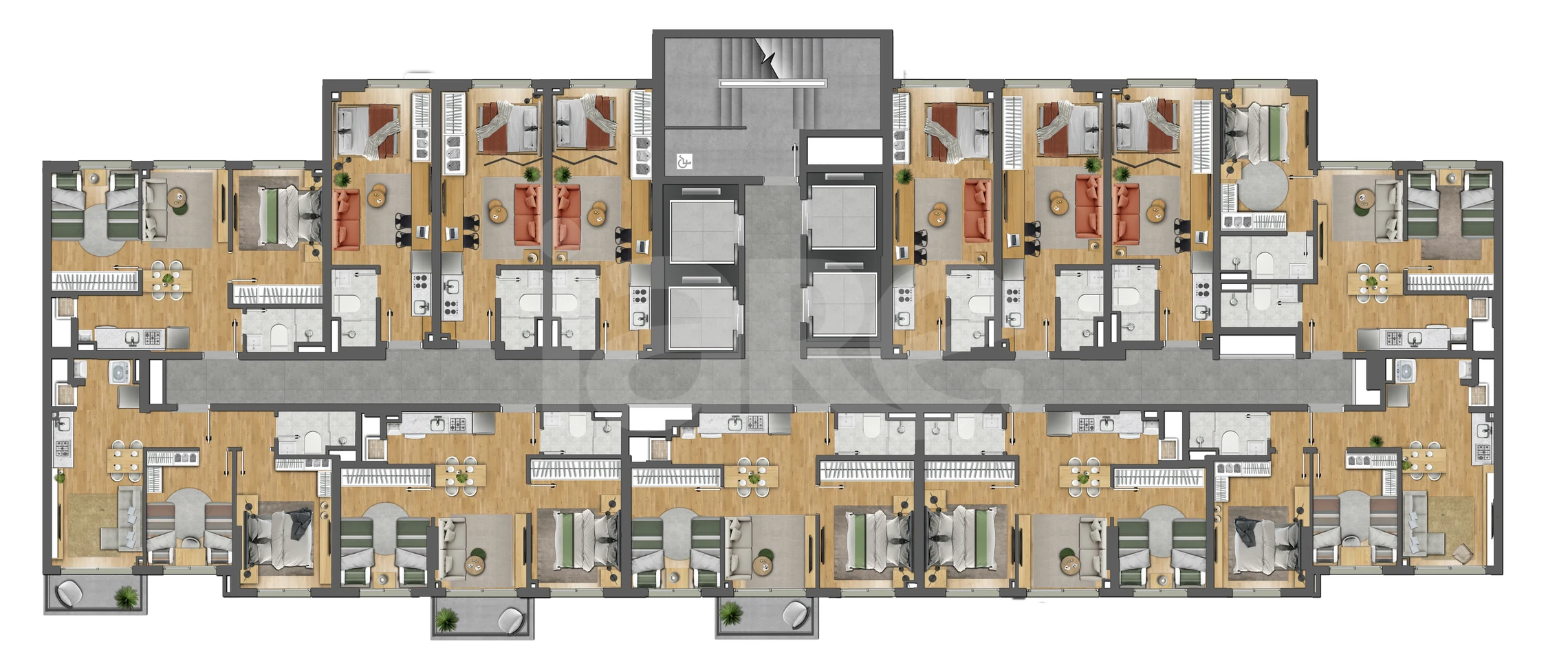 Planta — Pavimento 23