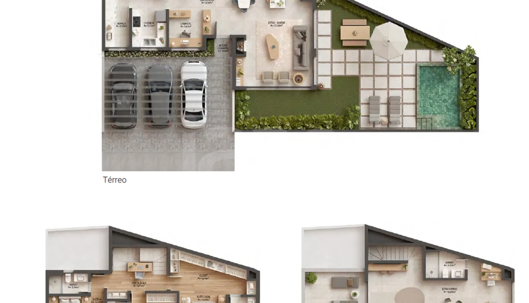 Planta — Casa em Condomínio 377,56 m²